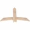 Ekena Millwork Bellingham Smooth Timber Gable Bracket, Douglas Fir, 48"W x 32"H x 1 1/2"D x 5 1/2"F, 16/12 Pitch GBW048X32X0206BEL00SDF - alternate 3
